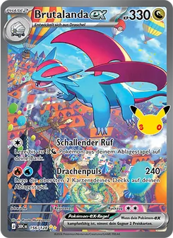 Brutalanda-ex 156, Special Illustration Rare, aus 30 Jahre