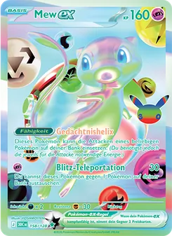 Mew-ex 158, Futuristic Rare, aus 30 Jahre