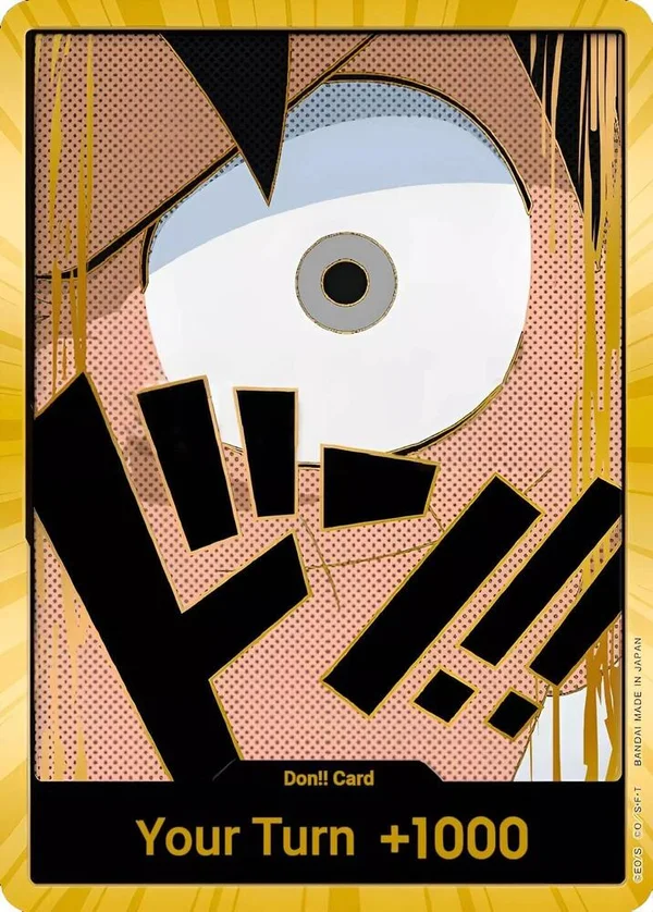 DON!! Card (Luffy) (Gold) DON, DON!!, aus DON!! Cards