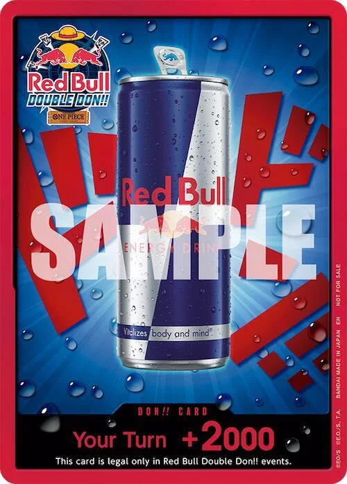 DON!! Card (Red Bull Double Don!!) DON, DON!!, aus DON!! Cards