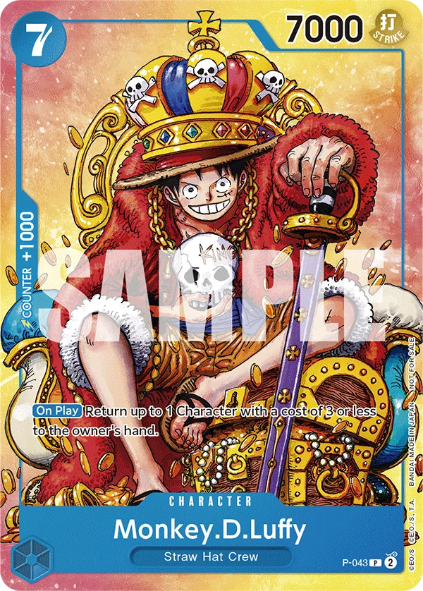 Monkey.D.Luffy P-043, P, aus Promotion card