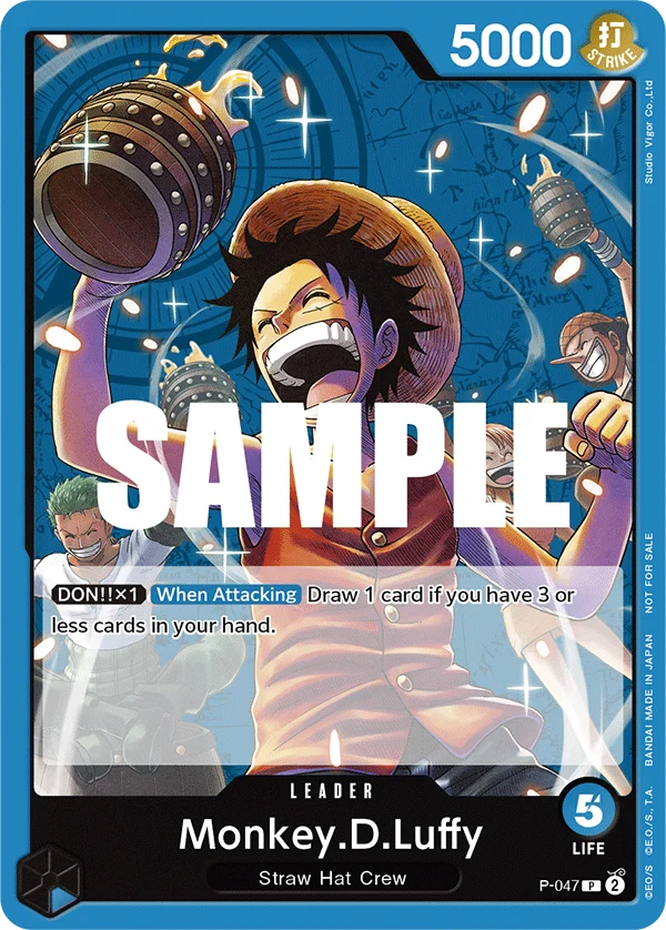 Monkey.D.Luffy P-047, P, aus Promotion card