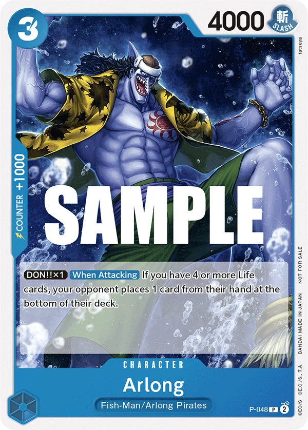 Arlong P-048, P, aus Promotion card