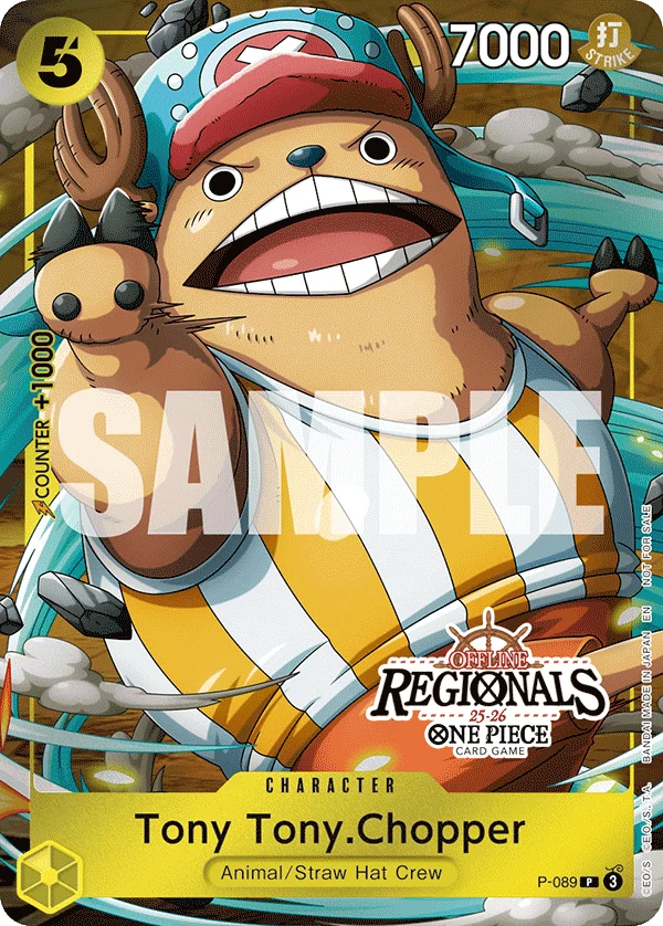 Tony Tony.Chopper P-089, P, aus Promotion card