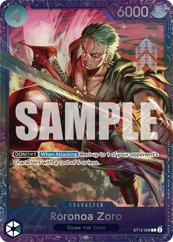 Roronoa Zoro ST12-008, C, aus Promotion card