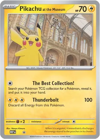 Pikachu at the Museum Museum
