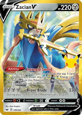 Zacian-V 138/202