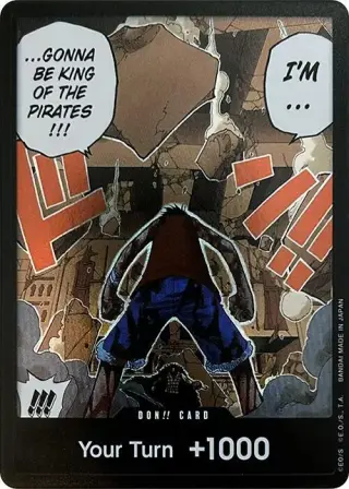 DON!! Card (Luffy vs. Crocodile) (Devil Fruits Collection Vol. 1) DON