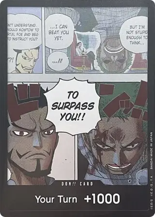 DON!! Card (Mihawk & Zoro) (Double Pack Set Vol. 3) DON