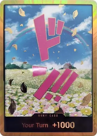 DON!! Card (Rebecca) (Gold) DON