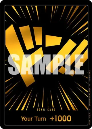 DON!! Card (Black and Gold) DON