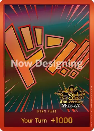 DON!! Card (Japanese Version 3rd Anniversary Set) DON