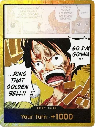 DON!! Card (Luffy) (Gold) DON