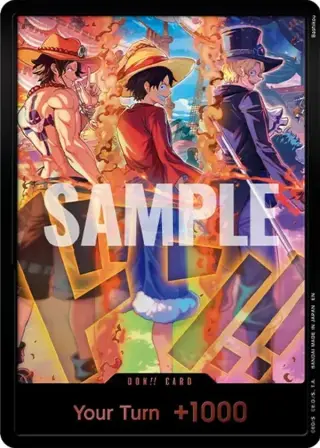 DON!! Card (English Version 3rd Anniversary Set) (Ace, Luffy, Sabo) DON