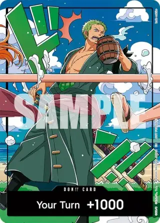 DON!! Card (World United) (Zoro) DON