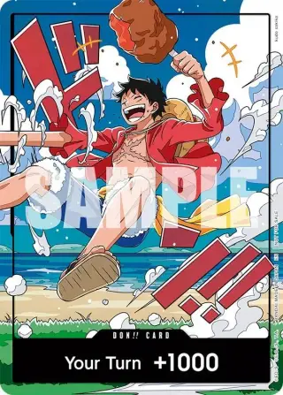 DON!! Card (World United) (Luffy) DON