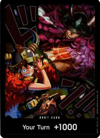 DON!! Card (Alternate Art) (Luffy and Loki) DON