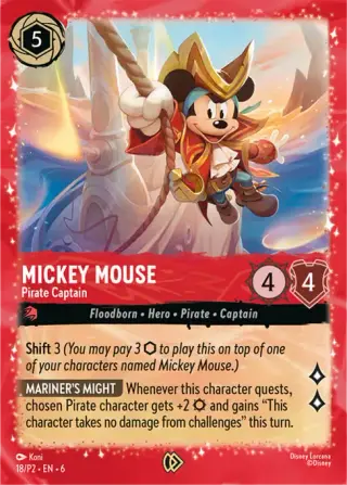 Mickey Mouse - Pirate Captain 18