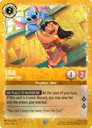 Lilo - Escape Artist 25