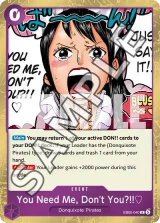 You Need Me, Don't You?!!♡ EB05-040