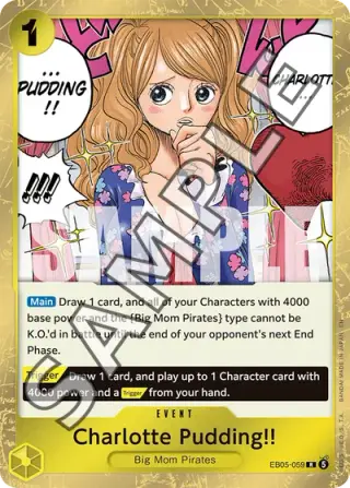 Charlotte Pudding!! EB05-059