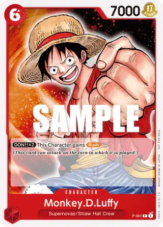 Monkey.D.Luffy P-001
