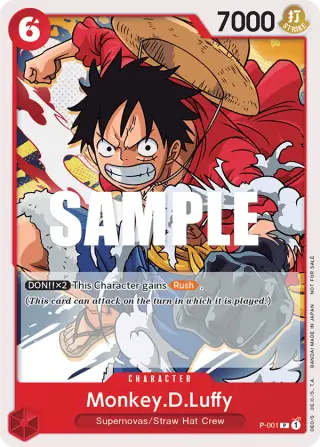 Monkey.D.Luffy P-001