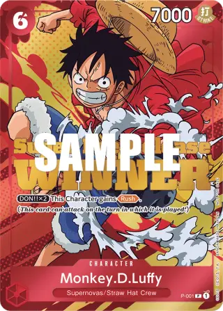 Monkey.D.Luffy P-001