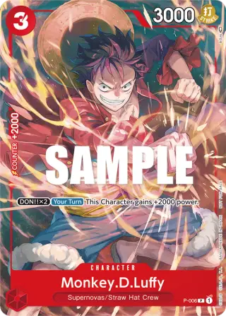Monkey.D.Luffy P-006