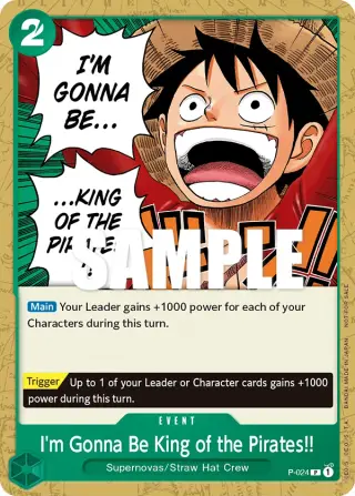 I'm Gonna Be King of the Pirates!! P-024