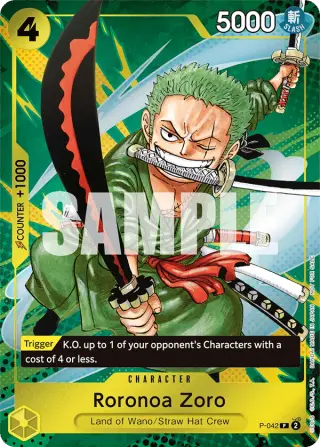 Roronoa Zoro P-042