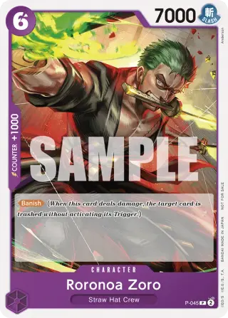 Roronoa Zoro P-045