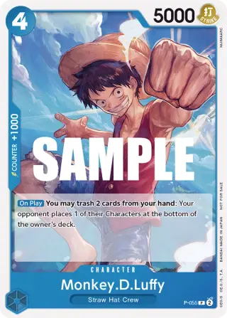Monkey.D.Luffy P-055