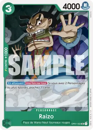 Raizo OP01-052