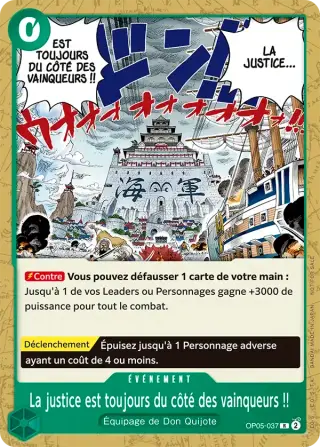 La justice est toujours du côté des vainqueurs !! OP05-037