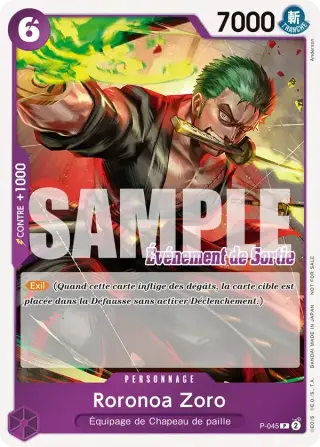 Roronoa Zoro P-045