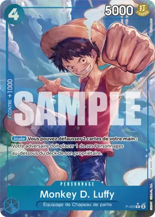Monkey D. Luffy P-055