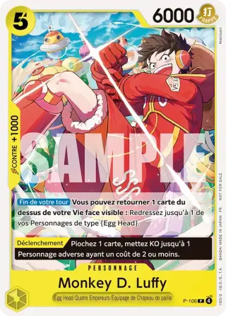 Monkey D. Luffy P-106