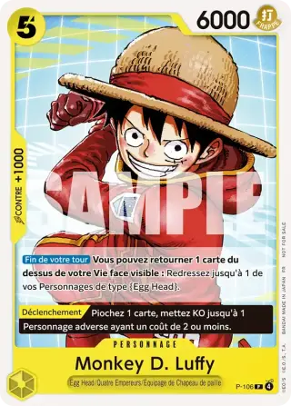 Monkey D. Luffy P-106