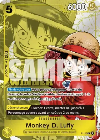 Monkey D. Luffy P-106