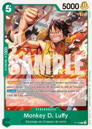 Monkey D. Luffy P-135