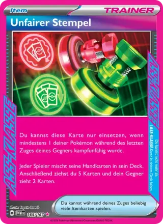 Unfairer Stempel 165